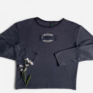 Vintage blue Bloomsburg University long sleeve tee